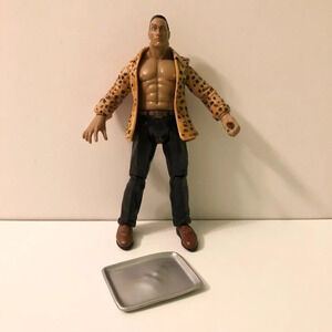 1999 WWE  WWF Jakks Pacific The Rock Titan Tron Live Action FIgure